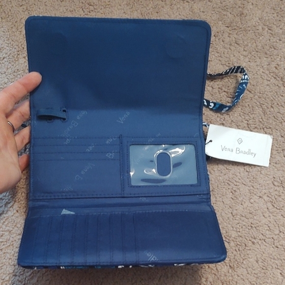 Vera Bradley Blue Floral Crossbody Bag - Picture 2 of 5